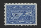 Canada #302 $1.00   bright ultramarine MNH OG FISHERMAN - FISHING RESOURCES 1951