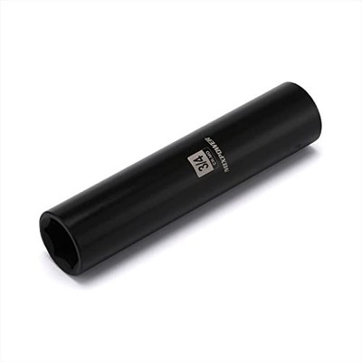 1/2'' Dr. X 3/4-Inch Extra Long Deep, 6 Point Impact Socket, Cr-Mo Alloy Steel, R