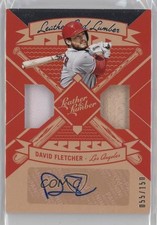 2019 Panini Leather & Lumber and Signatures /150 David Fletcher #LLS-DF Auto ow3