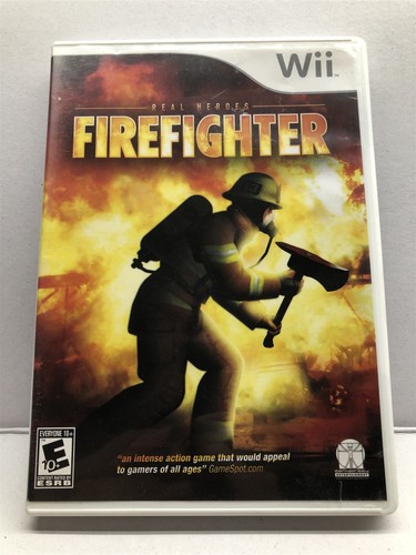 Real Heroes Firefighter (Nintendo Wii) Complete w/ Manual - Clean & Tested