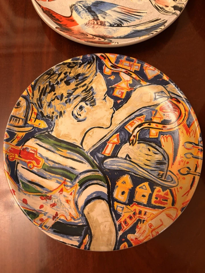 Robert Gordon & Bromley Co Decorative Plates Set NEW in BOX - image 2 of 4