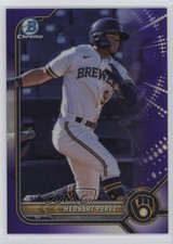 2022 Bowman Chrome Prospects Purple Refractor 150/250 Hedbert Perez #BCP-162 1u6