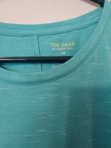 Tek Gear Dry Tek Turquoise Shirt Womens size Medium - Picture 2 of 4