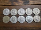 (10) 40% Silver Kennedy Half Dollars 1965-1969 $5 Face Value Constitutional -A20