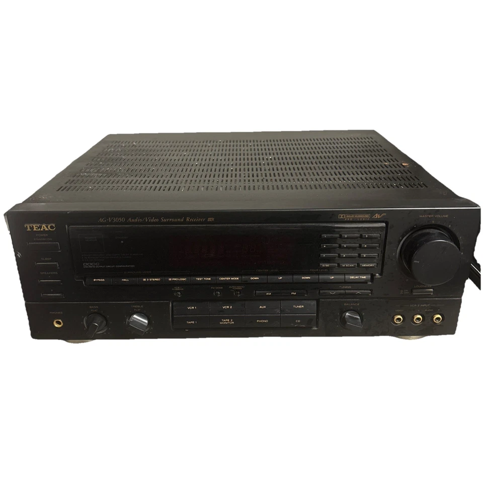 TEAC AG-V3050 Audio/Video Stereo Receiver Dolby Surround Tested no remote - Image 2 of 4