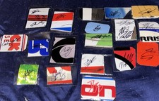 NASCAR Lot Signed Race Used Sheetmetal Pieces Larson Busch Blaney More!