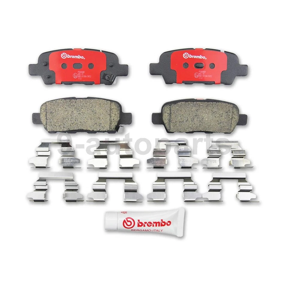 Kit de frenos traseros Brembo rotores de disco pastillas de cerámica para 2008 2009 2010 Infiniti Ex35 Foto 3 de 4