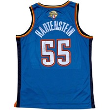 Isaiah Hartenstein Signed Autographed Oklahoma City Thunder Finals Jersey JSA
