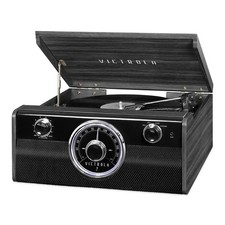 Victrola Metropolitan 4-in-1 Record Player - Gray - Factory Direct