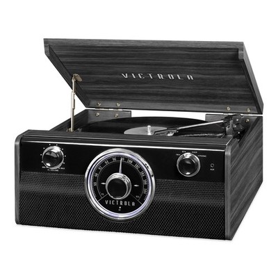 Victrola Metropolitan 4-in-1 Record Player - Gray - Factory Direct