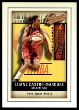2002-03 Fleer Authentix WNBA Rookie Iziane Castro Marques 1740/2002 #119