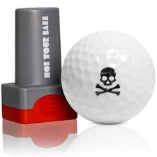 ZEETY Golf Ball Stamp, Golf Ball Stamper, Reusable Self-Inking Golf Ball Stam...