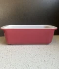 VINTAGE PYREX FLAMINGO PINK 1 1/2 QT LOAF PAN #213