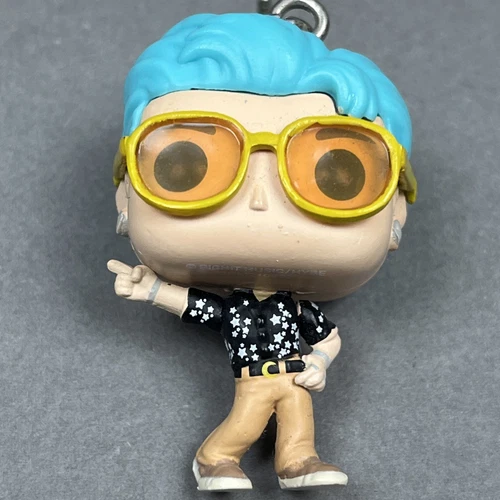BTS - Dynamite - RM Vinyl Figure Keychain - Funko Pop - Blue Hair - Music Video