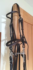 Beautiful Havana Fylde Double Show Bridle  - Pony