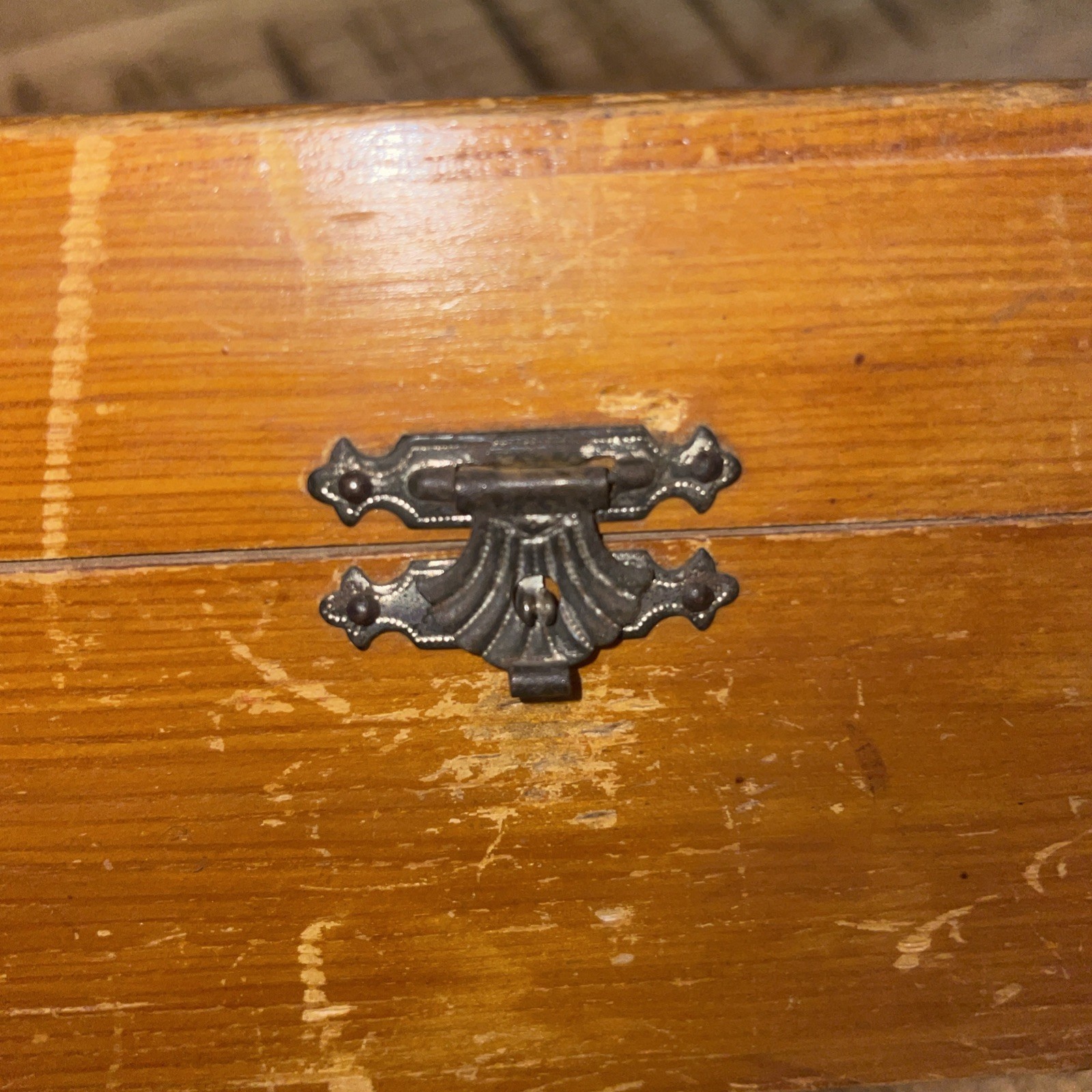 Antique Brass Microscope With Wooden Case & Slides READ