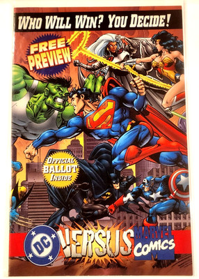 DC Versus MARVEL Comics Preview 1996 DAN JURGENS