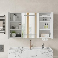 Badezimmerschrank Mit Spiegel Und Led-Beleuchtung, Spiegelschrank Beschlagfrei