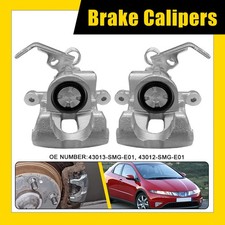Fits Honda Civic VIII Brake Calipers Front Pair 2005-2011 43012 + 43013-SMG-E02
