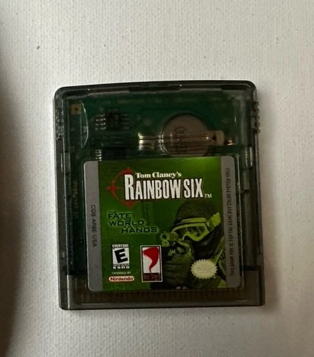 Tom Clancy's Rainbow Six Nintendo Game Boy Color Cartridge Tested Works Saves