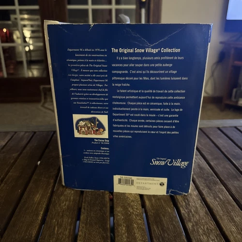 Dept 56 The Cocoa Stop The Original Snow Village 55096 Limited Edition In Box - Picture 7 of 18