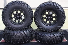 KING QUAD 750 26" QUADKING ATV TIRE & ITP HURRICANE WHEEL KIT IRS1CA BIGGHORN