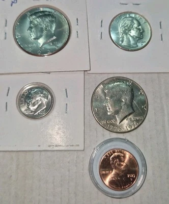 5× USA 1976-3× 2025,,2001 =1 ,10,25,,50 CENT KENNEDY, LINCOLN, EISENHOWER - Bild 1 von 4