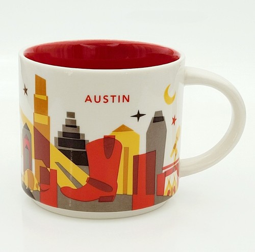 Starbucks You Are Here Cannes Ceramic Coffee Mug New with Box