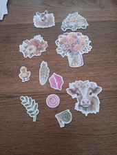 6X PAPER DIE CUTS FOR SCRAPBOOKING/JOURNALS MIXED PD102 