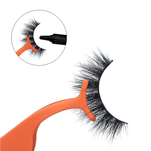 False Eyelashes Clip EyeLash Tweezers Applicator Eye Lash Aid Forcep Tools - Picture 11 of 18