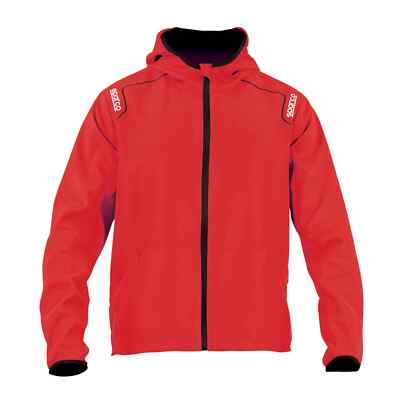 Sparco Workwear WINDSTOPPER JACKE WILSON rot Rennsport Jacke Windbreaker