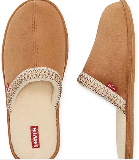 SAOLA Ciabatta Levi's uomo Milton 2 microscamosciata comoda memory foam suola gomma graffi