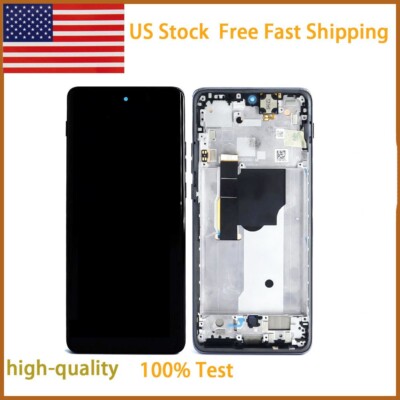 LCD Touch Screen Digitizer Frame For Motorola Moto Edge 2024 XT2405 XT2405-1