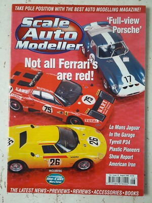 SCALE AUTO MODELLAUTO Nr.8 Bj 1999 Not all Ferrari's are red! Le Mans Jaguar 