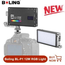 US Boling BL-P1 Pocekt RGB LED Video Light Panel Full Color On-Camera Fill Light