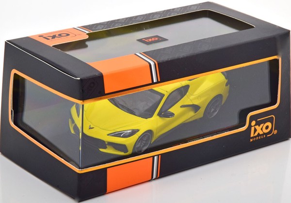Chevrolet Corvette C8 Stingray 2020 Gelb IXO MOC315 1/43 Metall Die Cast-image