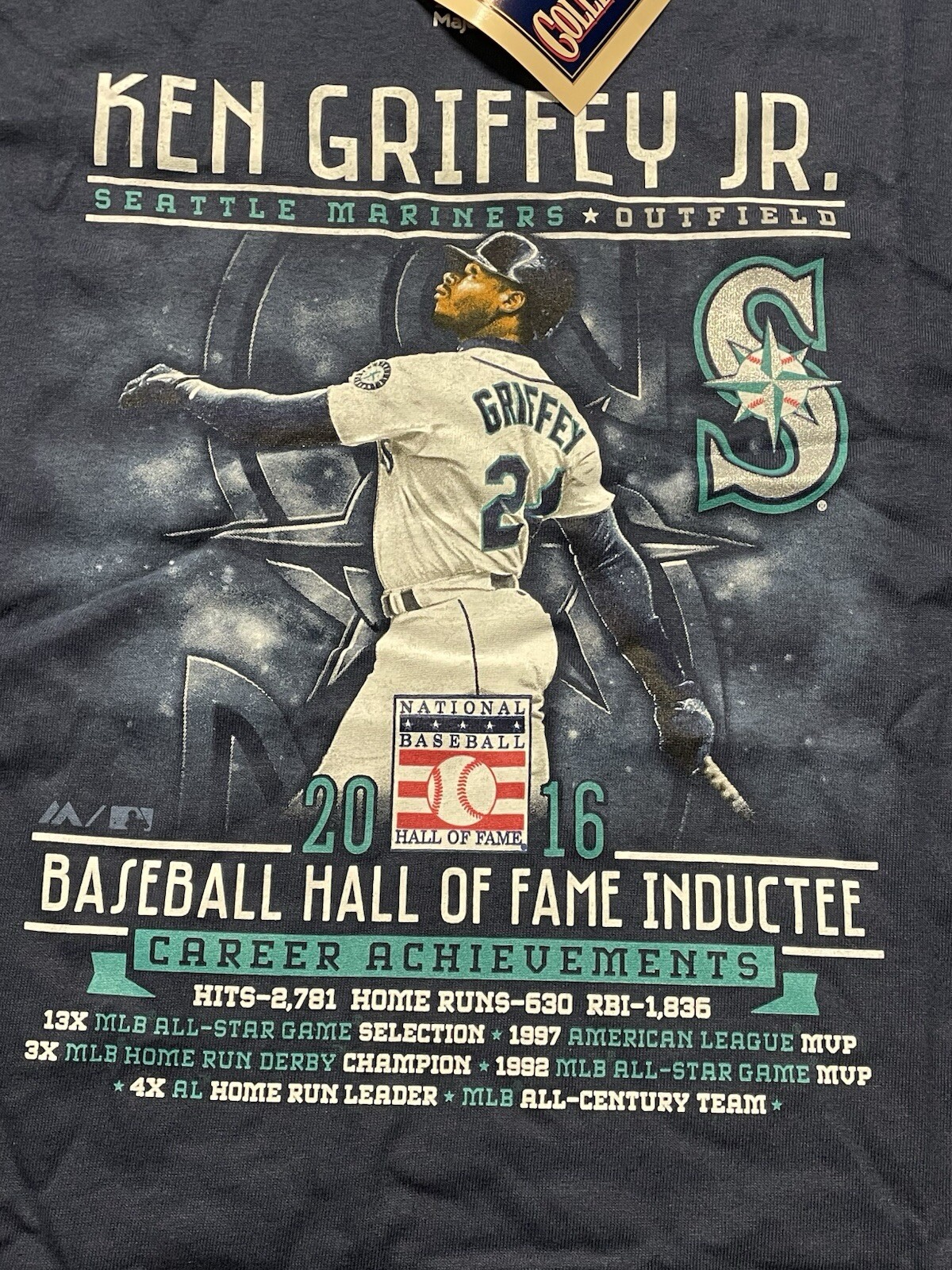 ALTRA T shirt Griffey Jr ROOKIE nuova con etichette adulto bambino (vedi foto per dettagli)