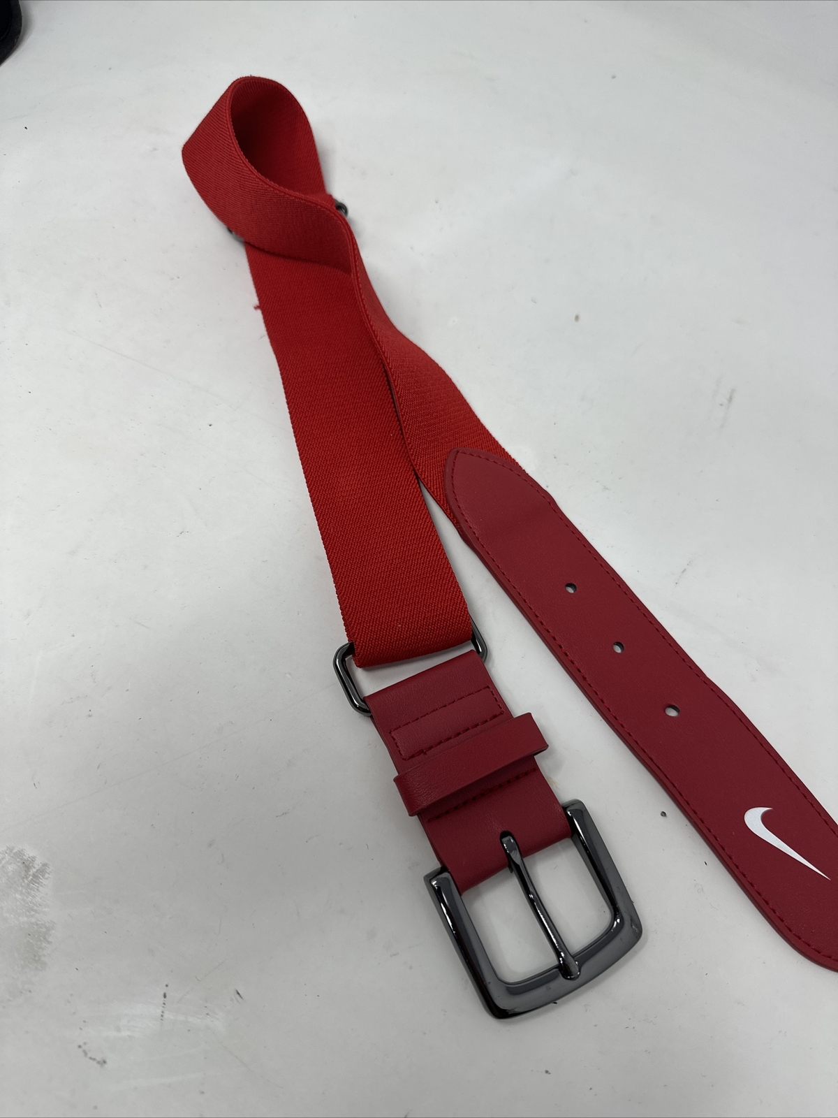 Nike Baseball Belt Adjustable Heavy Duty Red Elastic eBay
