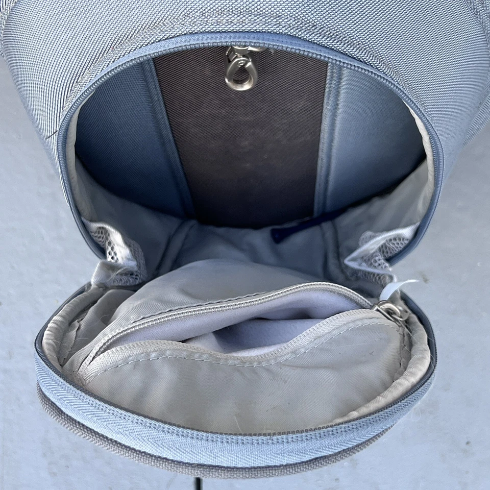 Carrinho divisor grande bolsa de golfe carrinho L 14 divisórias roxa sem alça de transporte com capa - Imagem 3 de 4