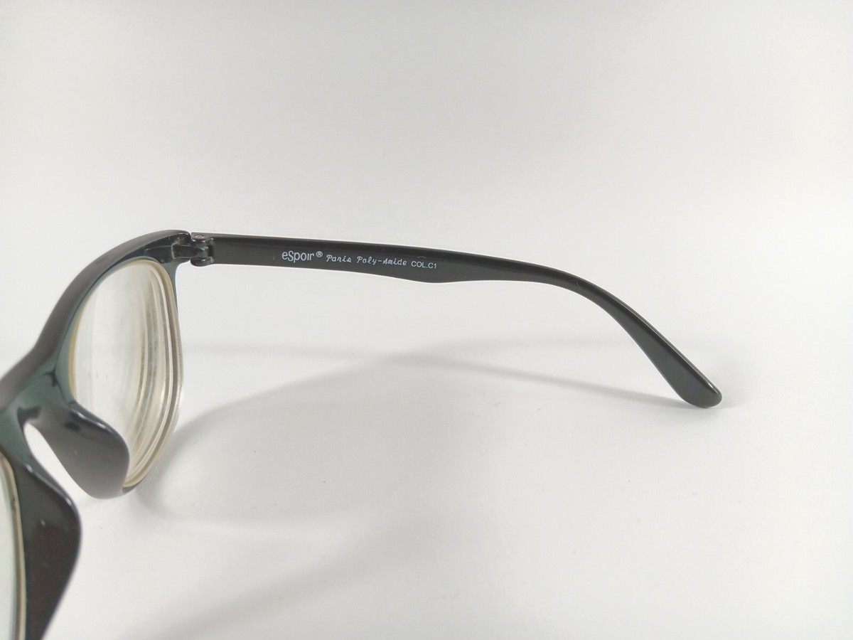 Espoir Paris C1 Black 54-19-137 Korea Eyeglass Frame Used Free