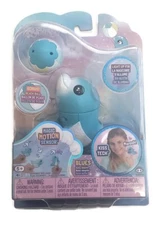Fingerlings Baby Light-Up Dolphin - Blues (Blue) Beach Ball Interactive WowWee