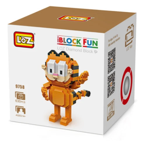 Garfield Stand LOZ Diamond Building Blocks iBlock Fun a  - Image 2 of 3