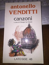 ANTONELLO VENDITTI CANZONI LATO SIDE 48 a cura di Giorgio LO SCASCIO 1981 