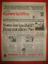 CAMPIONATO MONDIALE DI CALCIO 1982. CORRIERE DELLO SPORT:SONO INVINCIBILI?NO.