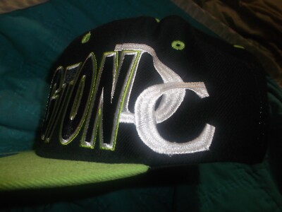 Casquette Snapback City Hunter Washington DC - Noir Et Vert Fluo, Taille Unique - Neuf