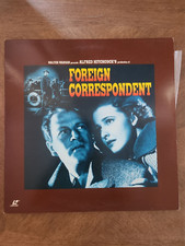 "Foreign Correspondent" Laserdisc LD Extended Play - Alfred Hitchcock