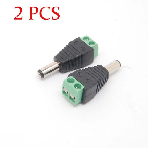12V DC Power Jack Connectors Male/female Cable Adapter for CCTV Camera CAM DVR - Afbeelding 9 van 14