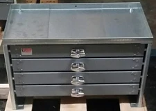 Stellar 31228, (4) Drawer Heavy-Duty Steel Toolbox- 16.5"H x 26"W x 14.75"D