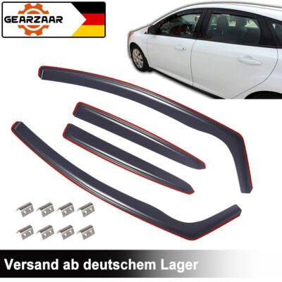 Windabweiser Regenabweiser für FORD FOCUS III MK3 4/5 Türen Bj. ab 2011 Geraucht