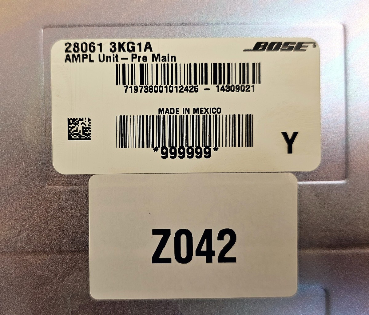 28061-3KG1A Nissan PathFinder 2015-2020 Bose Radio Audio System